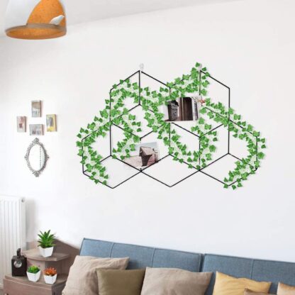 12 Pack 84 Feet Fake Vines, Artificial Ivy Leaves Wall Hanging